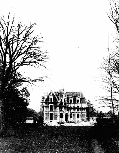 Château : état d'avancement des travaux le 02/12/1891.