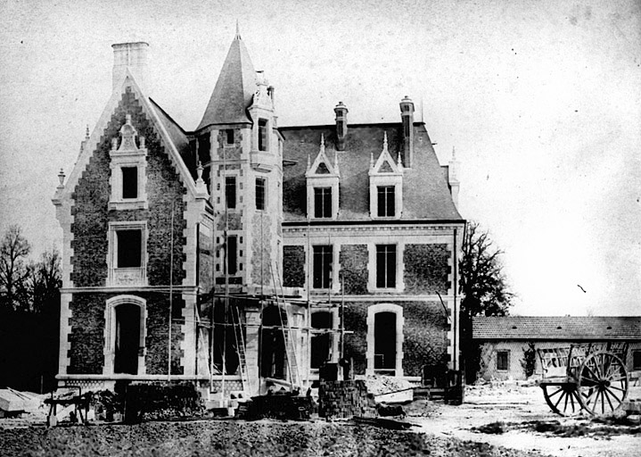 Château : état d'avancement des travaux le 13/05/1892.