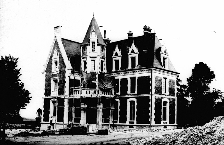 Château : état d'avancement des travaux le 06/06/1892.