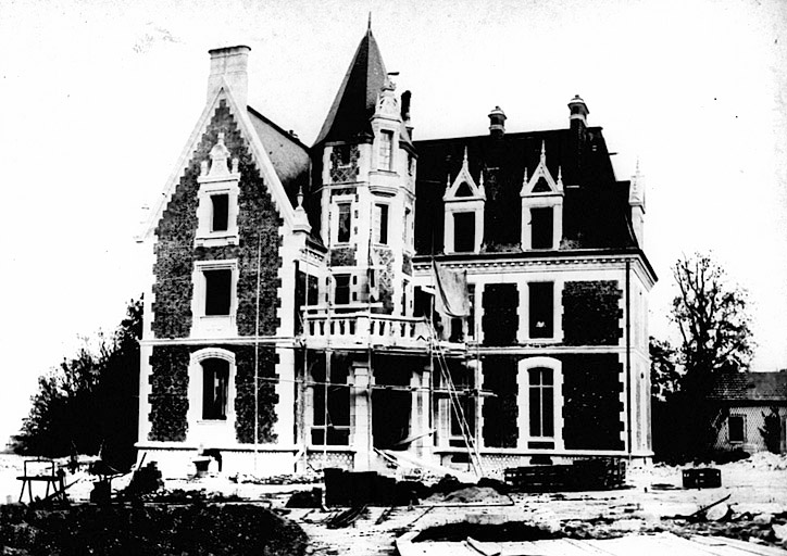 Château : état d'avancement des travaux le 06/06/1892.