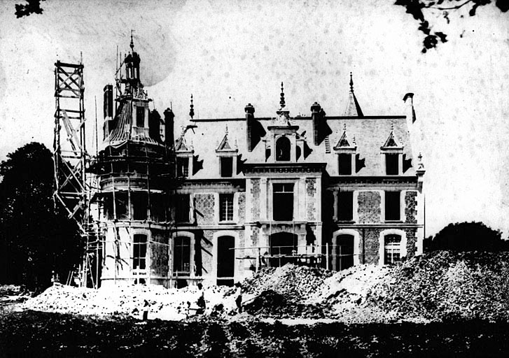 Château : état d'avancement des travaux le 05/07/1892.