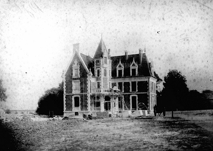 Château : état d'avancement des travaux le 14/07/1892.