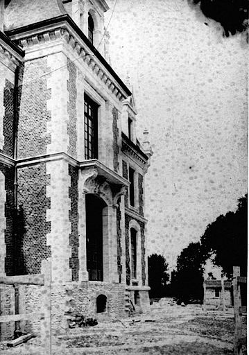 Château : état d'avancement des travaux le 03/08/1892.