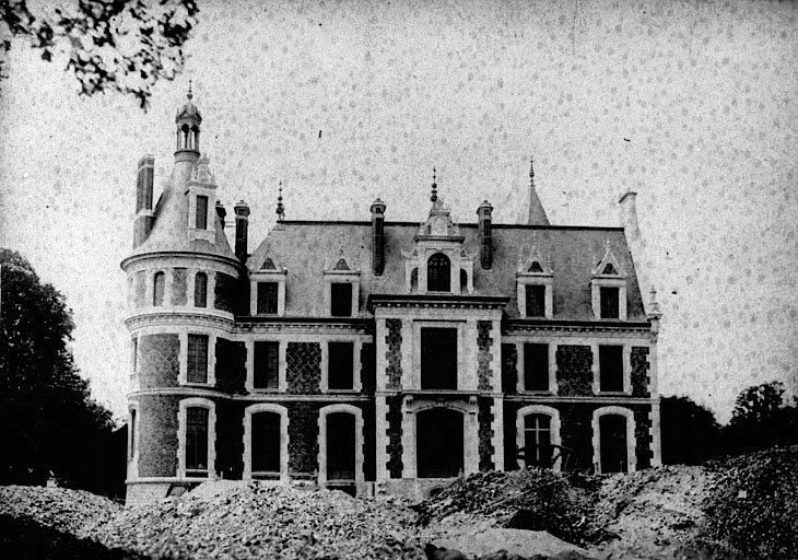 Château : état d'avancement des travaux le 03/08/1892.