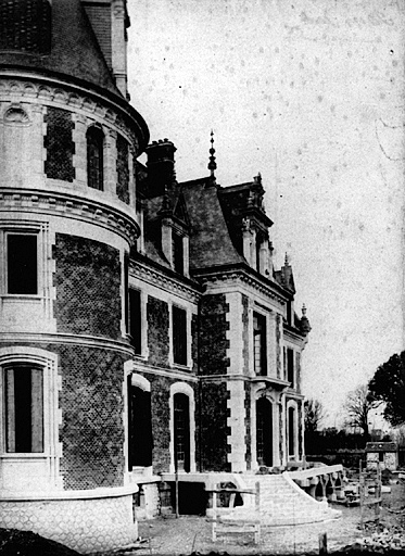 Château : état d'avancement des travaux le 17/11/1892.