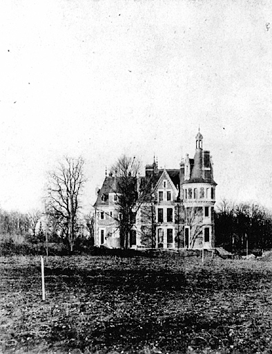 Château : état d'avancement des travaux le 28/12/1892.