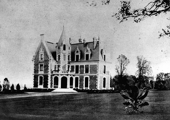 Château : état d'avancement des travaux le 22/10/1893.