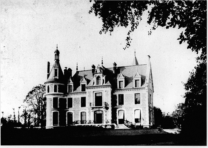 Château : état d'avancement des travaux le 22/10/1893.