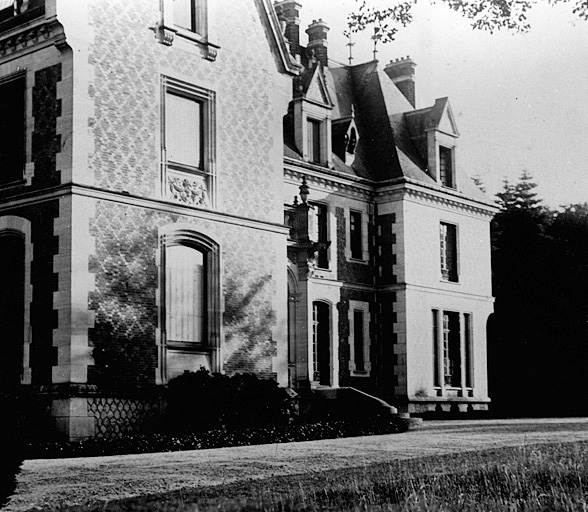 Château : état d'avancement des travaux en été 1915.