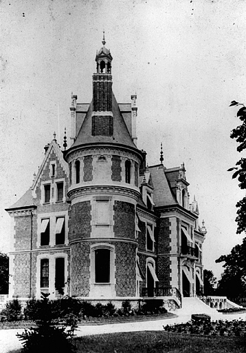 Château : état d'avancement des travaux en été 1915.