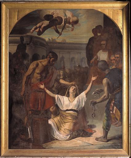 Tableau : le Martyre de sainte Agnès