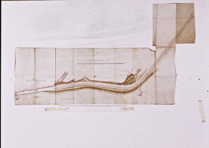 Plan de la porte de Poitiers.