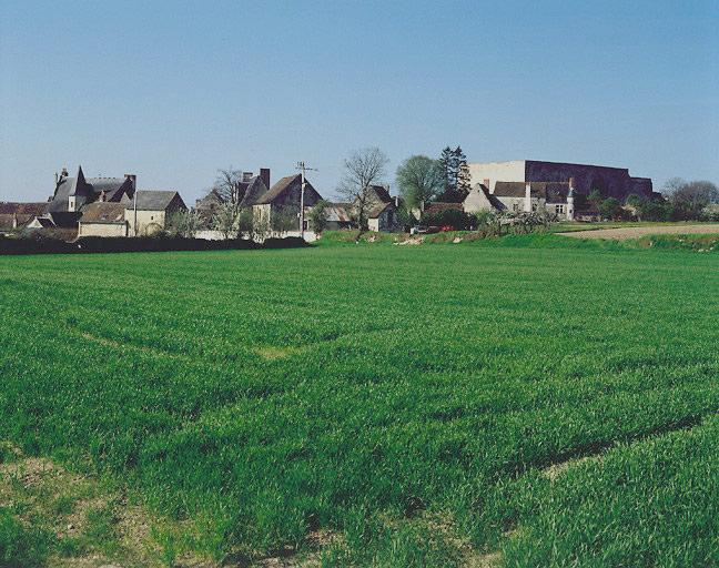 Vue partielle du bourg prise du nord-est.