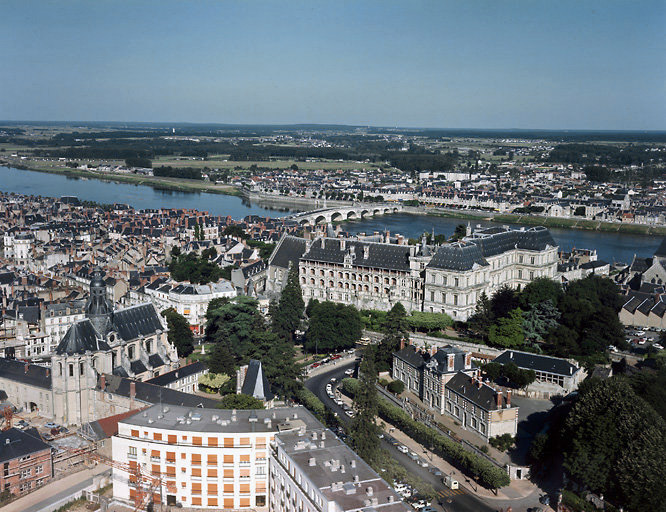 Vue aérienne en 1950.