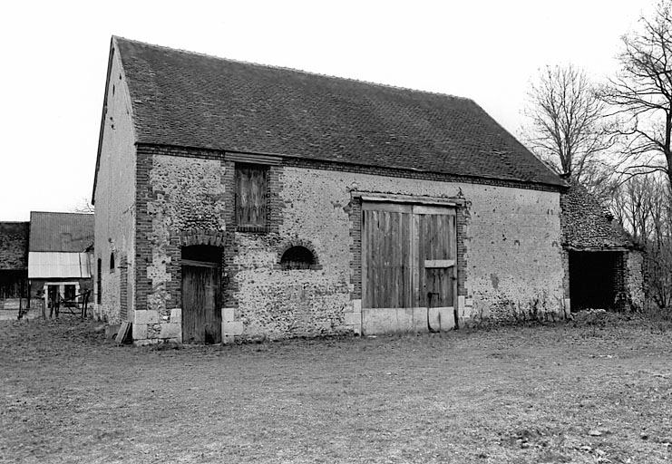 Grange étable B : façade occidentale.