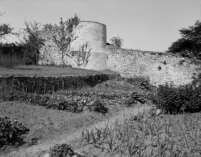 Ville-Haute. Vestiges de l'enceinte du château poitevin des Hautes-Tours.
