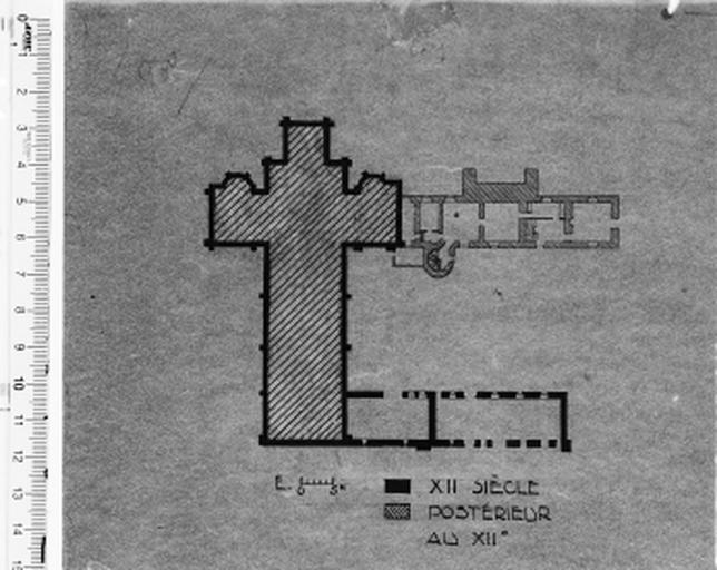 Plan d'ensemble par Jacques Barges en 1928.