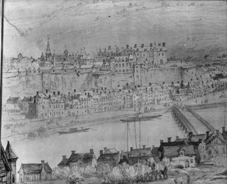 Extrait du cadastre napoléonien de 1830. (archives départementales d'Indre-et-Loire, 3 P 2/074/1). ; Extrait du cadastre napoléonien de 1830. (archives départementales d'Indre-et-Loire, 3 P 2/074/1).