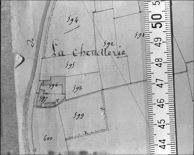 Extrait du plan cadastral napoléonien, section F2, 1831.