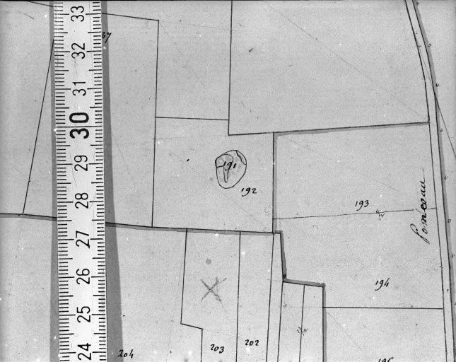extrait du plan cadastral napoléonien, section C2