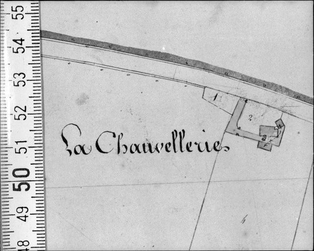 Extrait du plan cadastral napoléonien, section E, 1832.