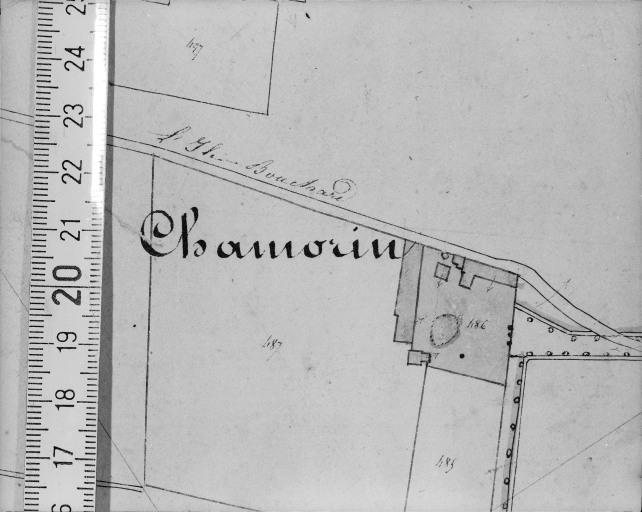 Extrait du plan cadastral ancien, section A2, 1832.