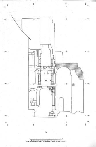 Bâtiment au sud de la grande salle.