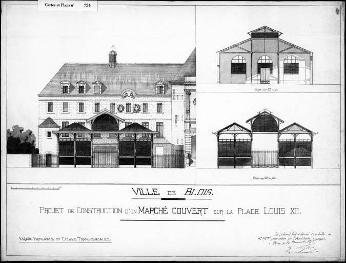 Projet non réalisé, coupes.