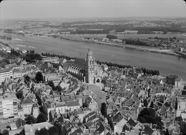 Vue aérienne en 1969.