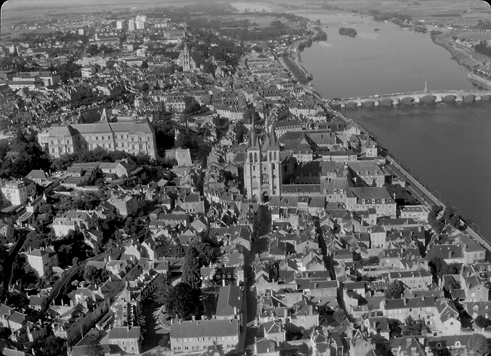 Vue aérienne en 1968.