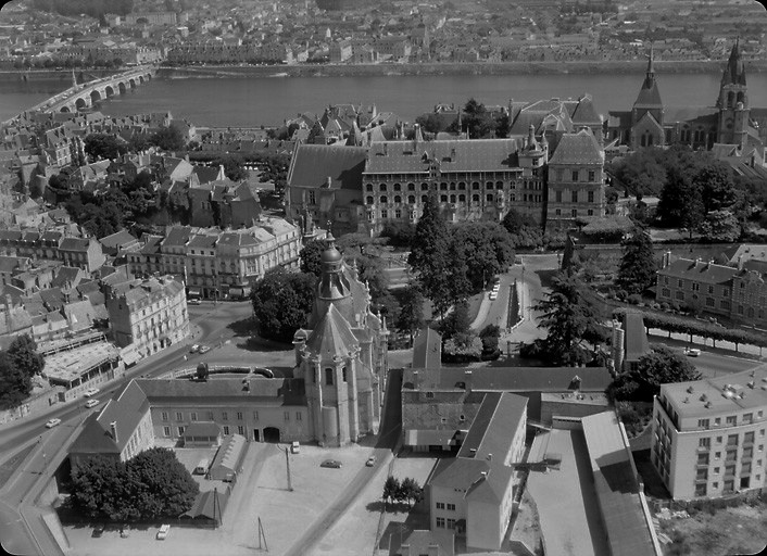 Vue aérienne en 1969.