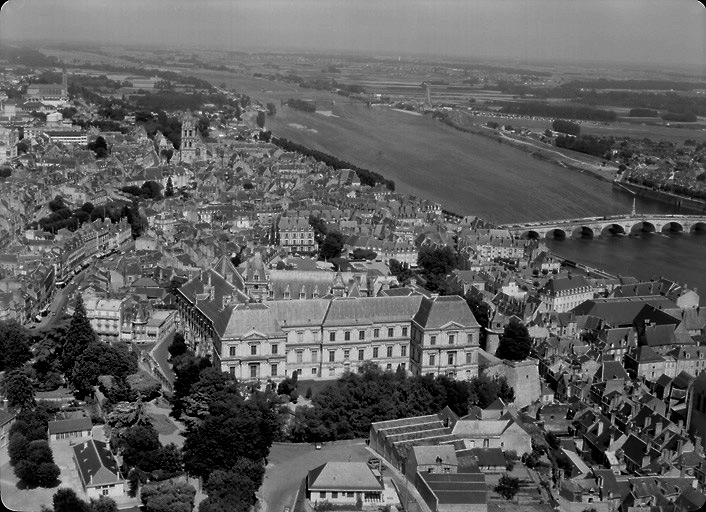 Vue aérienne en 1969.