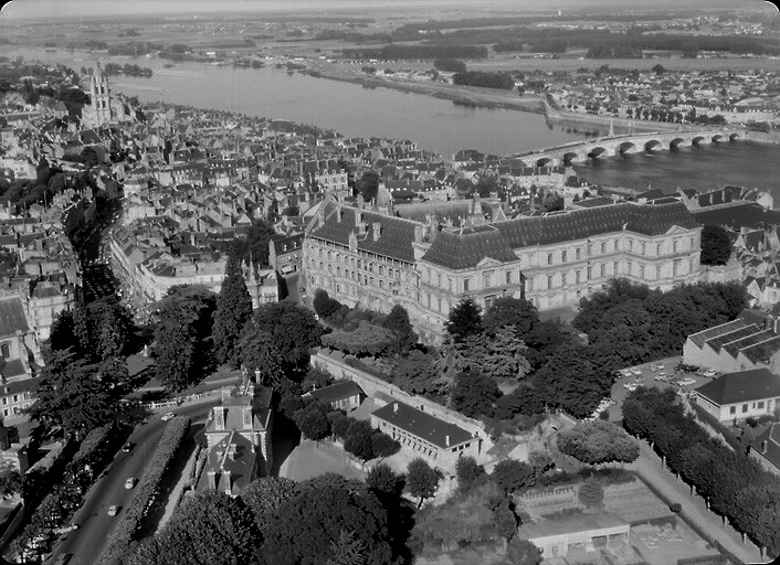 Vue aérienne en 1968.