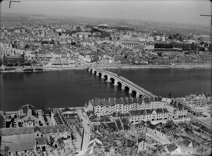 Vue aérienne en 1951.