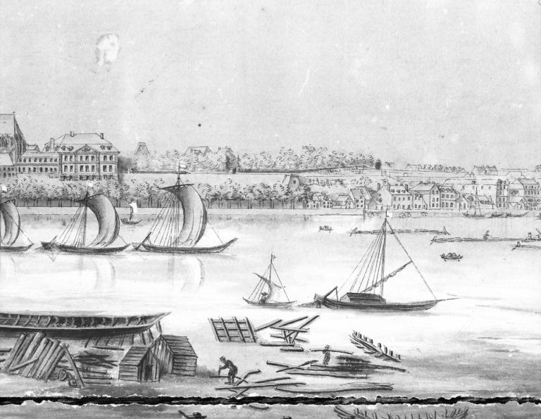 Les aménagements portuaires de la Loire : commune de Blois (Loir-et-Cher) ; Port dit port de la Creusille
