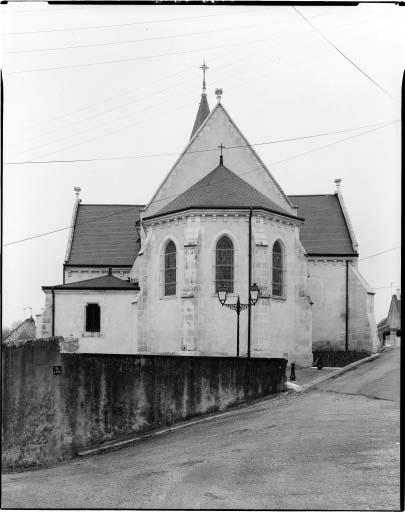 Vue du chevet.