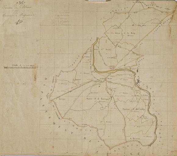 Tableau d'assemblage au 1/10 000e daté du 10 décembre 1813.