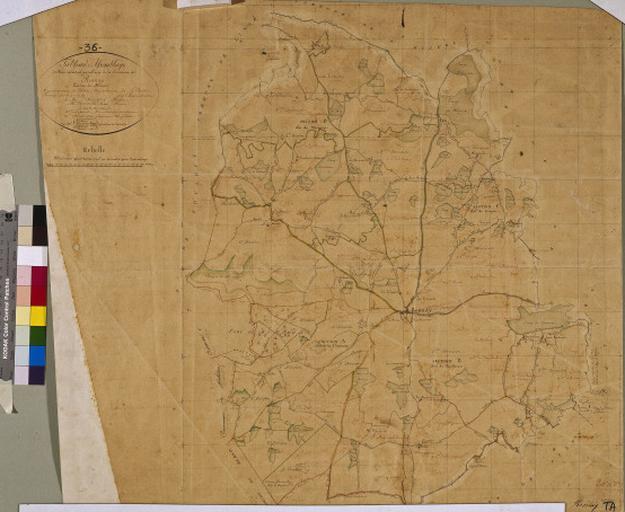 Tableau d'assemblage au 1/20 000e non daté (1819).