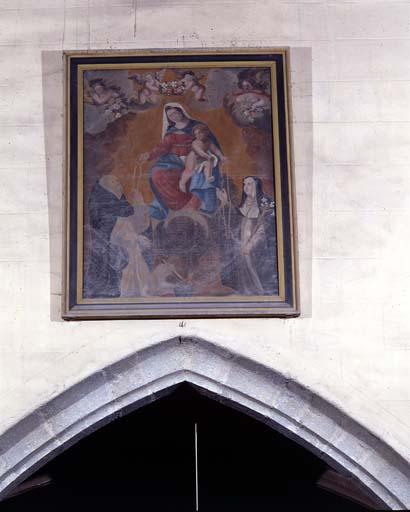 Tableau : Institution du rosaire