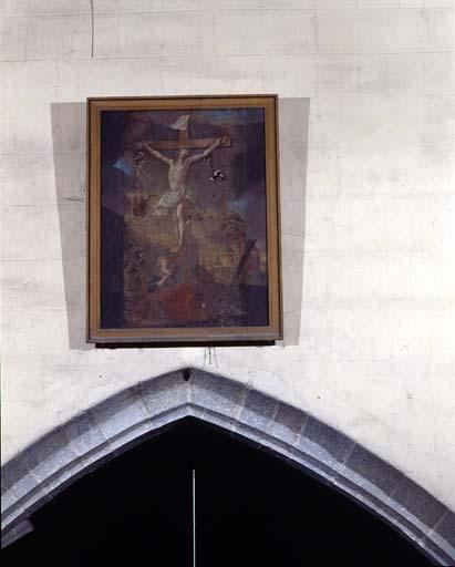 Tableau : Christ en Croix avec sainte Madeleine