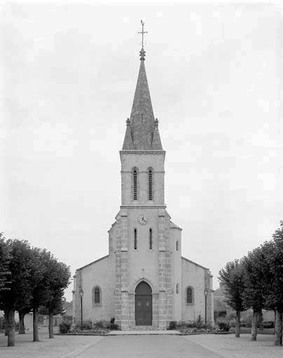 Vue de la façade ouest.