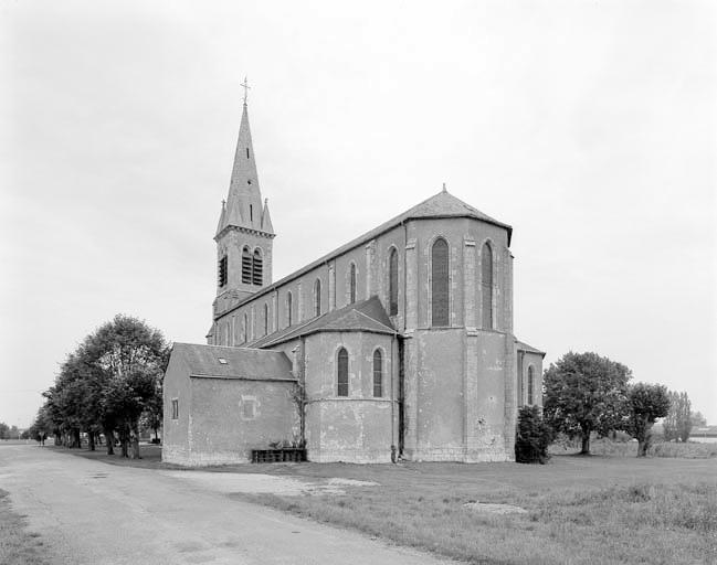 Chevet vue du sud-est.