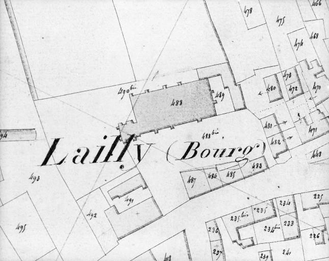 Plan cadastral : le Bourg.