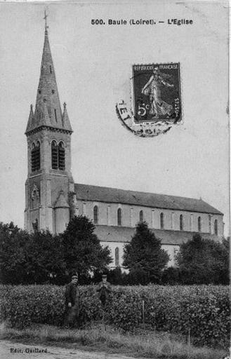 Eglise dans le vignoble.