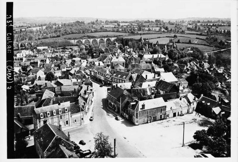 Vue aérienne.