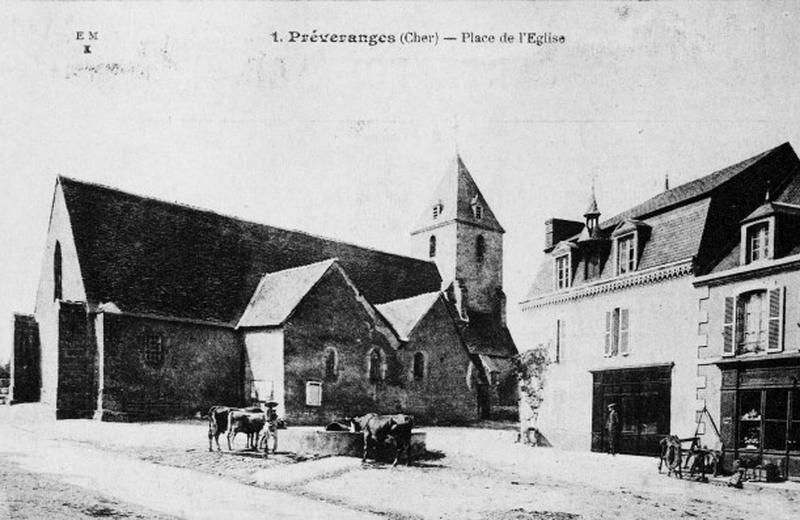 Façade sud d'après une carte postale, 1er quart 20e siècle.