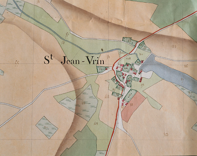 Plan extrait du plan par masse de culture, 1806.