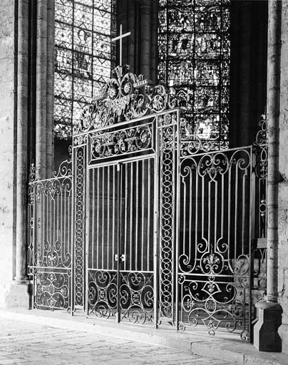 Chapelle des Confesseurs ou de Saint-Nicolas : vue d'ensemble de la clôture de chapelle.