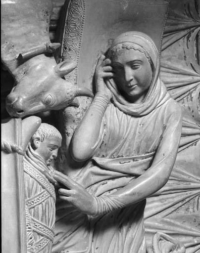 Haut-relief : Nativité, anciennement Gésine