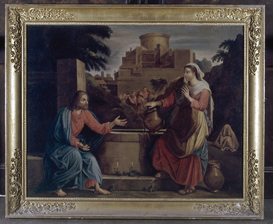 Tableau : le Christ et la Samaritaine